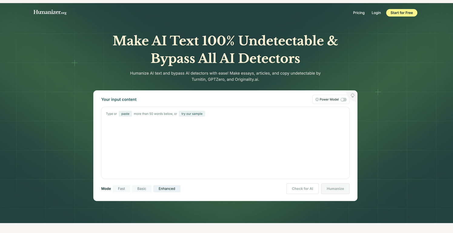 Humanizer.org screenshot