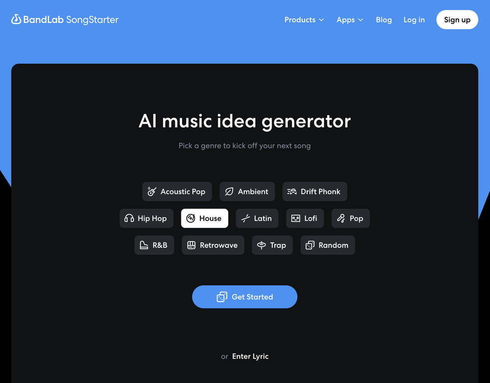 SongStarter screenshot