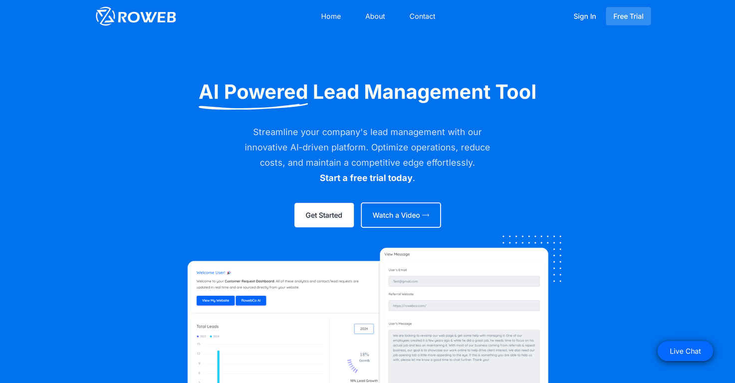 Rowebco screenshot