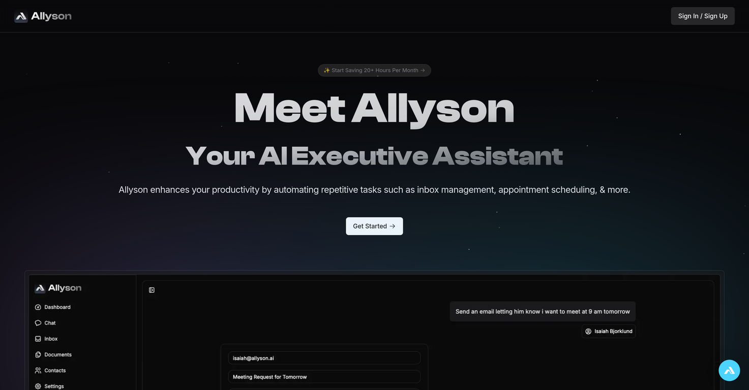 Allyson screenshot