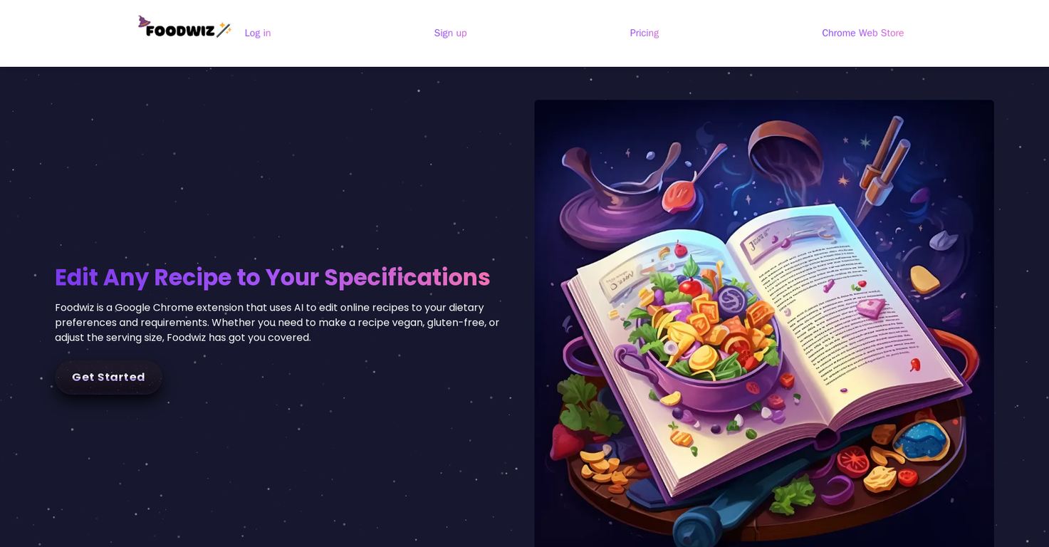 FoodWiz screenshot
