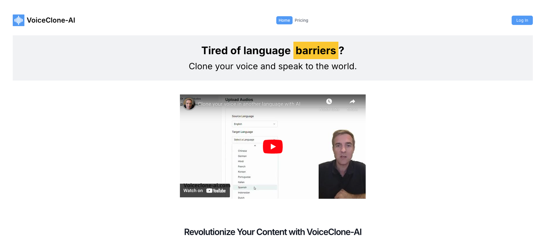 VoiceClone-AI screenshot