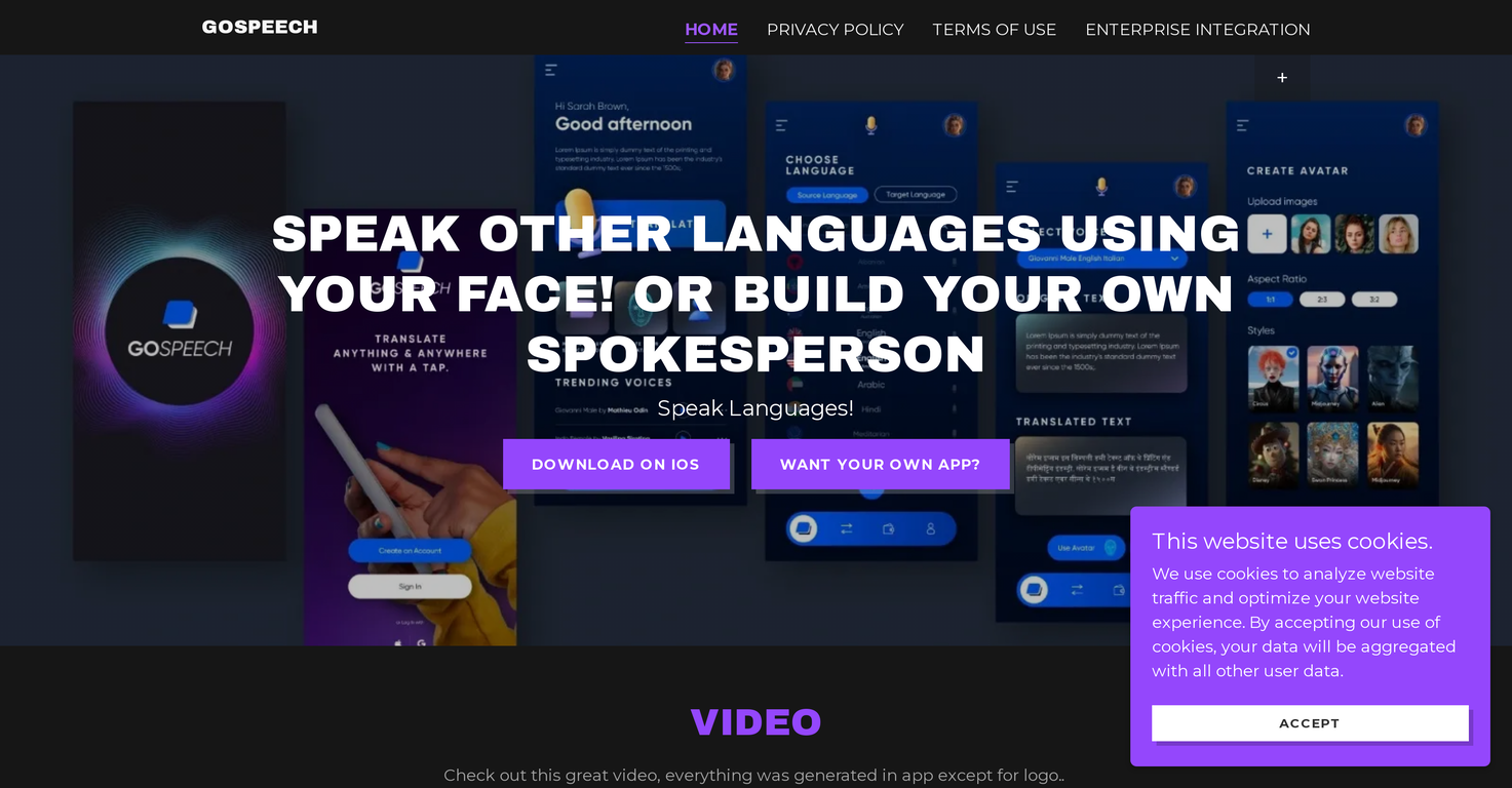 GoSpeech screenshot