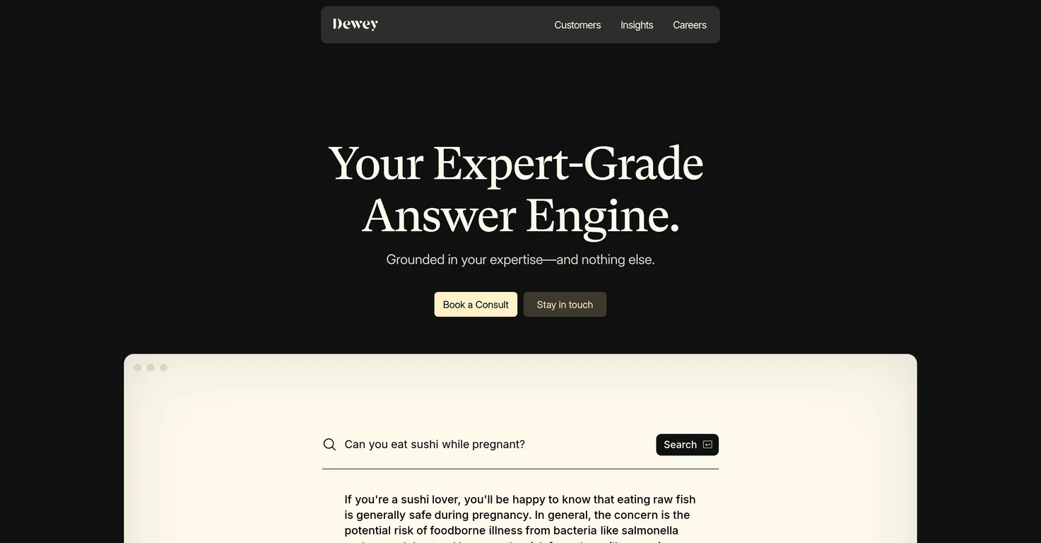 Dewey screenshot