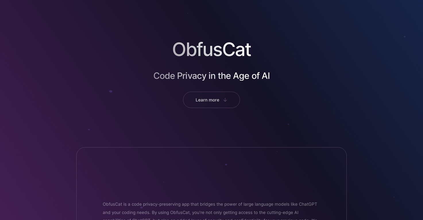 ObfusCat screenshot