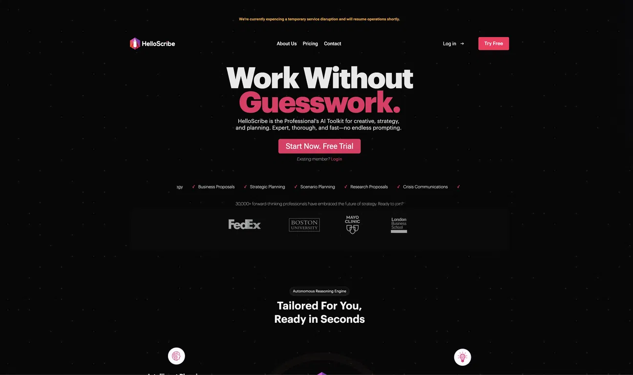 HelloScribe screenshot