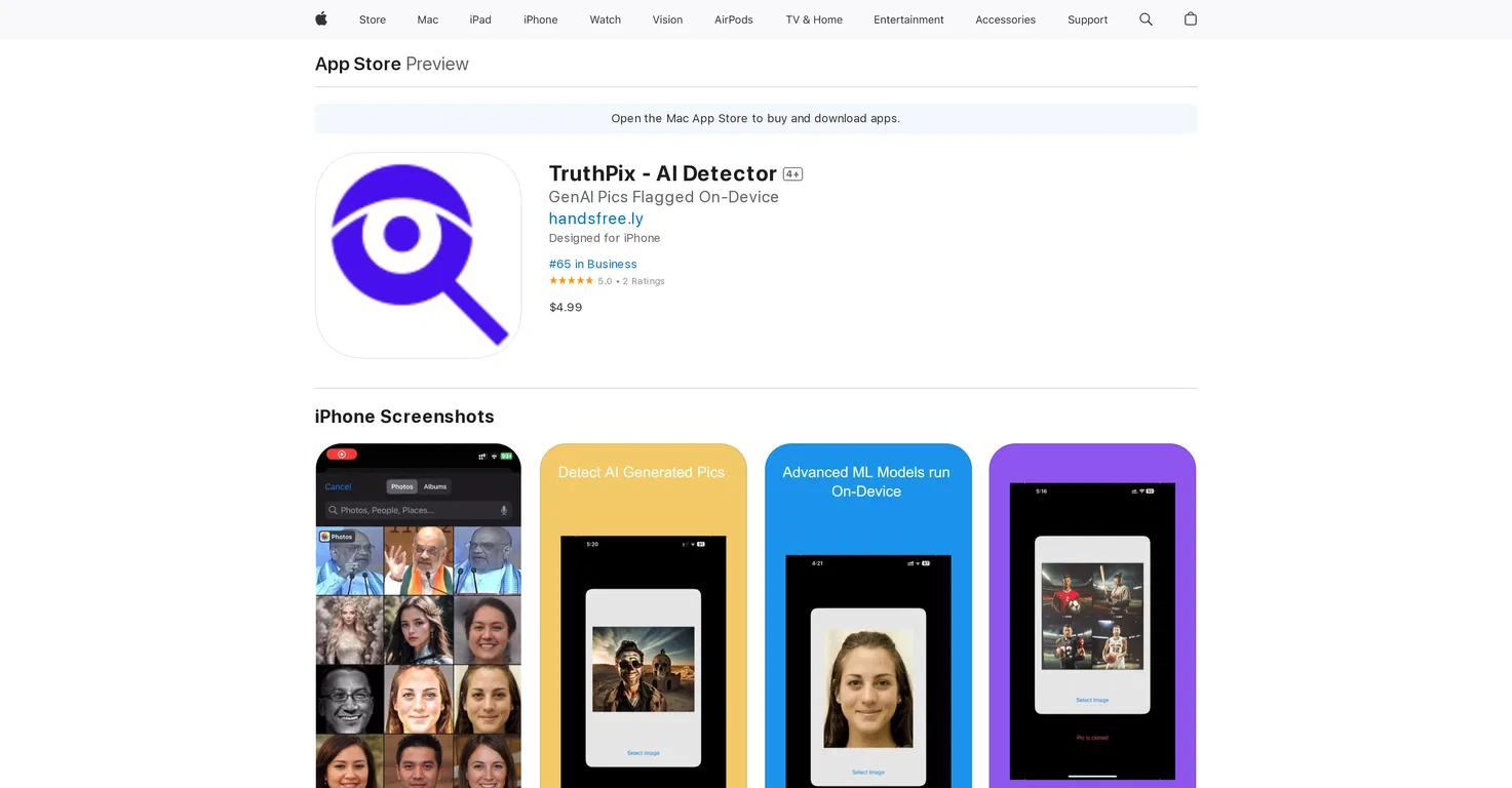 TruthPix screenshot