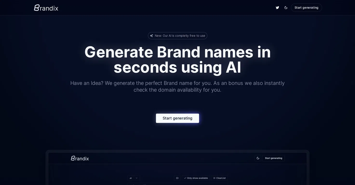 Brandix screenshot