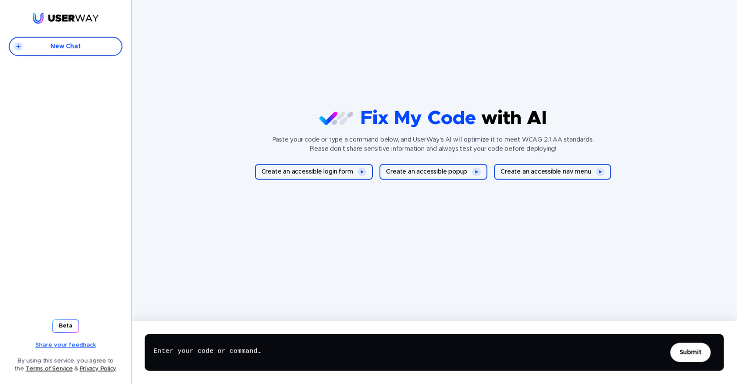 UserWay screenshot