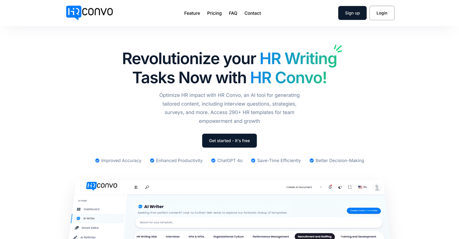HR Convo screenshot