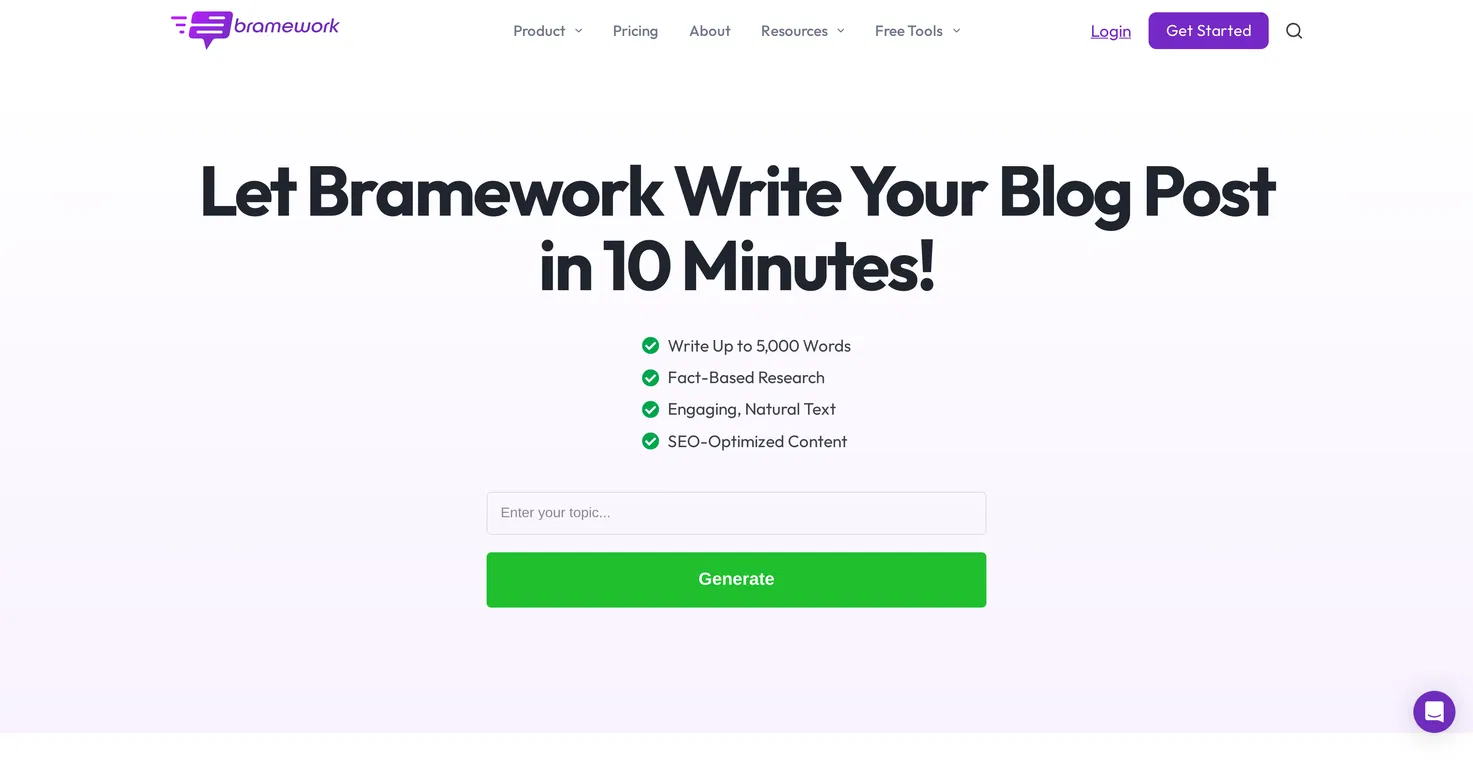 Bramework screenshot