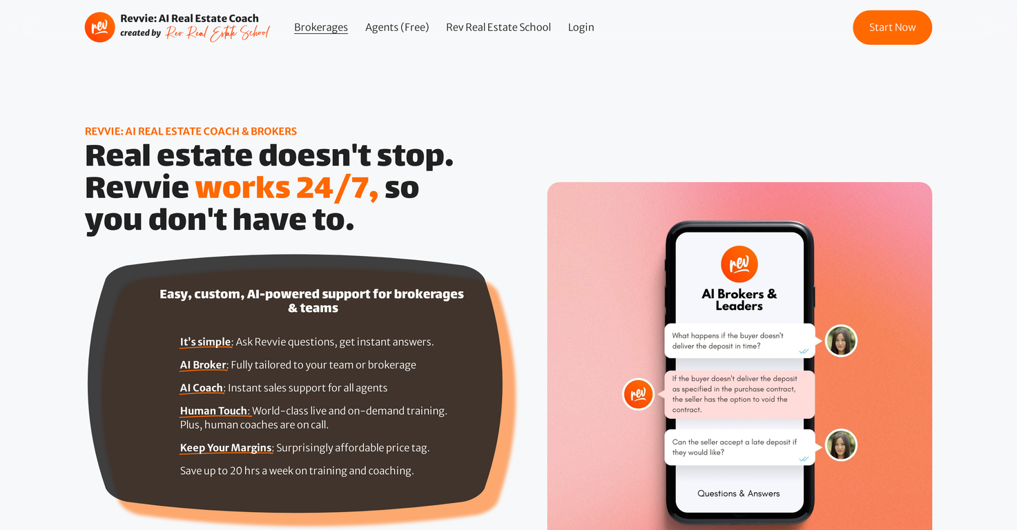 Revvie screenshot