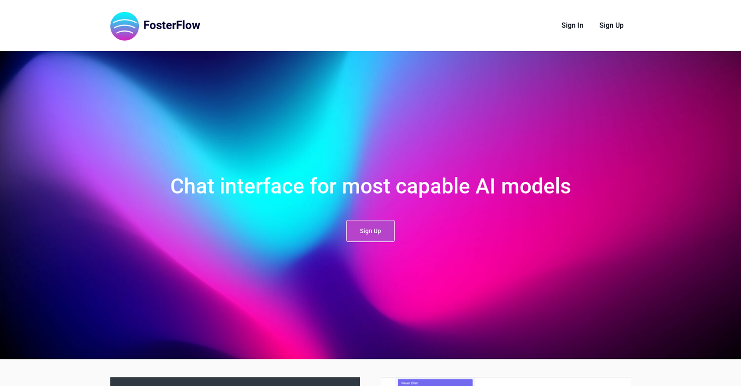 FosterFlow screenshot