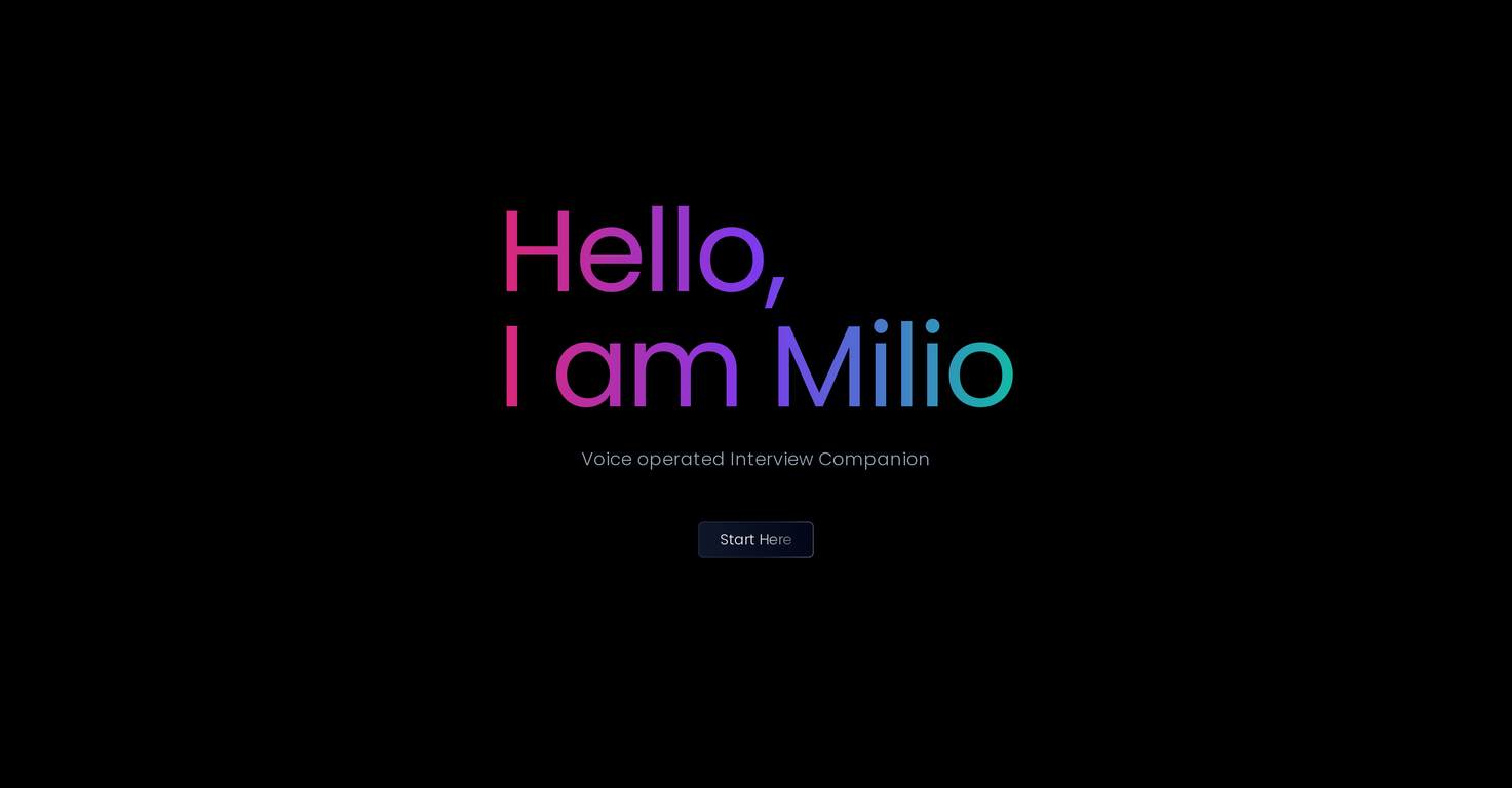 Milio screenshot