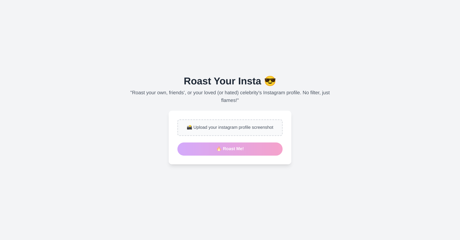 Roast Your Insta screenshot