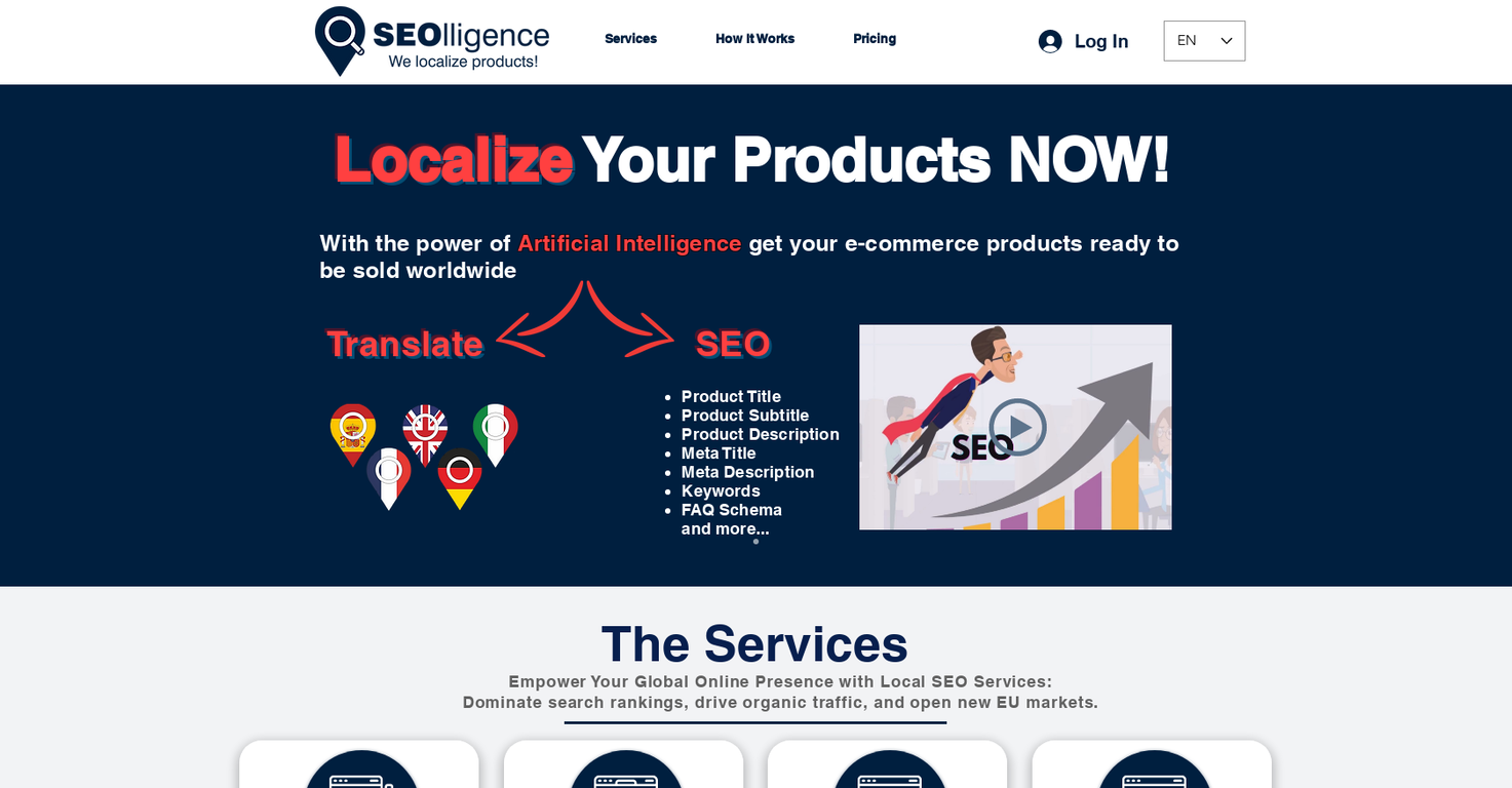 SEOlligence screenshot