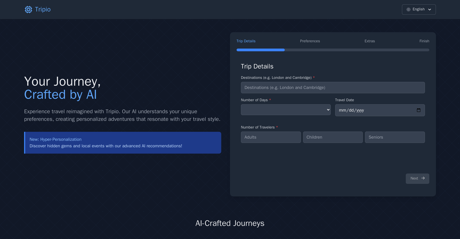 Tripio screenshot
