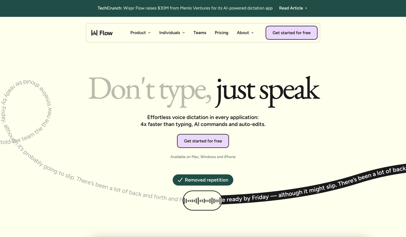 Flowvoice screenshot