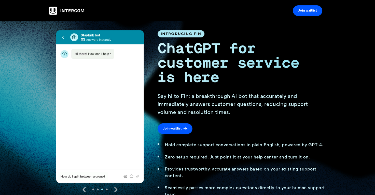 Fin by Intercom screenshot