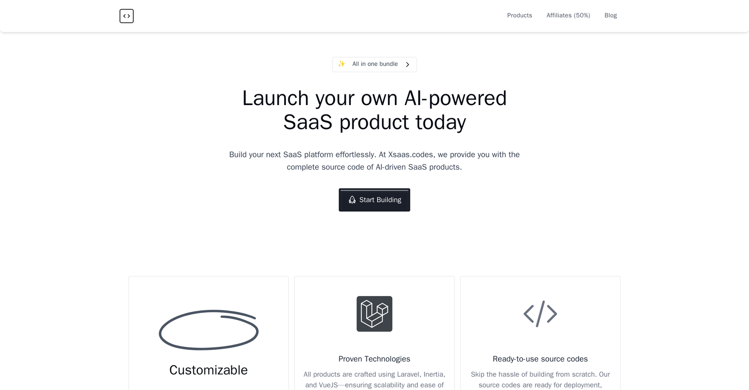 Xsaas screenshot