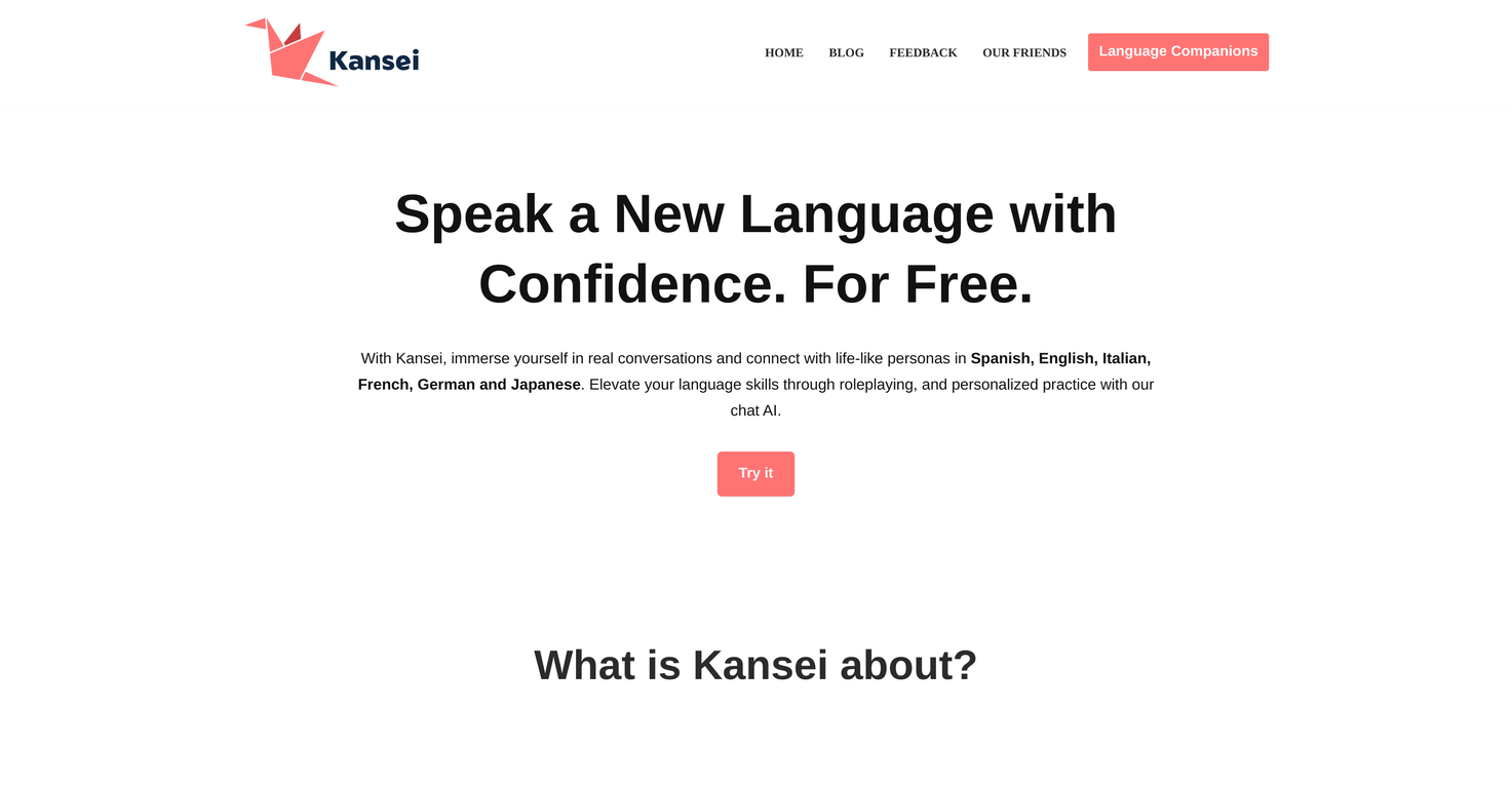 Kansei screenshot