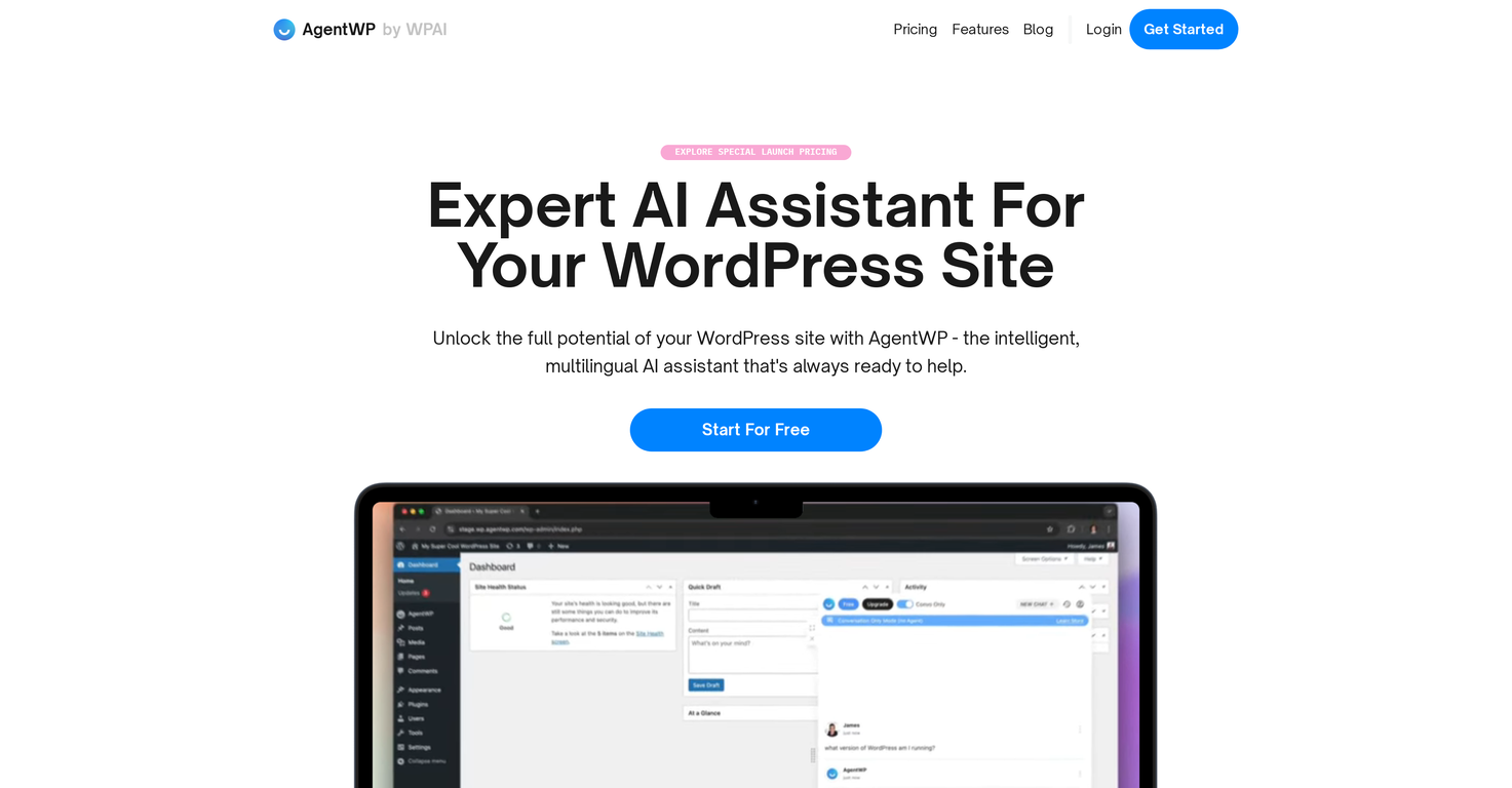 AgentWP screenshot