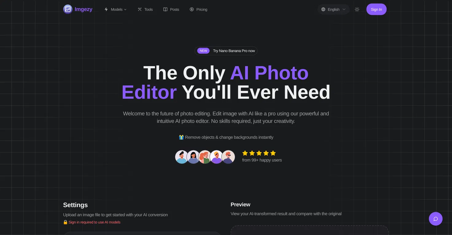 Imgezy | AI Photo Editor screenshot