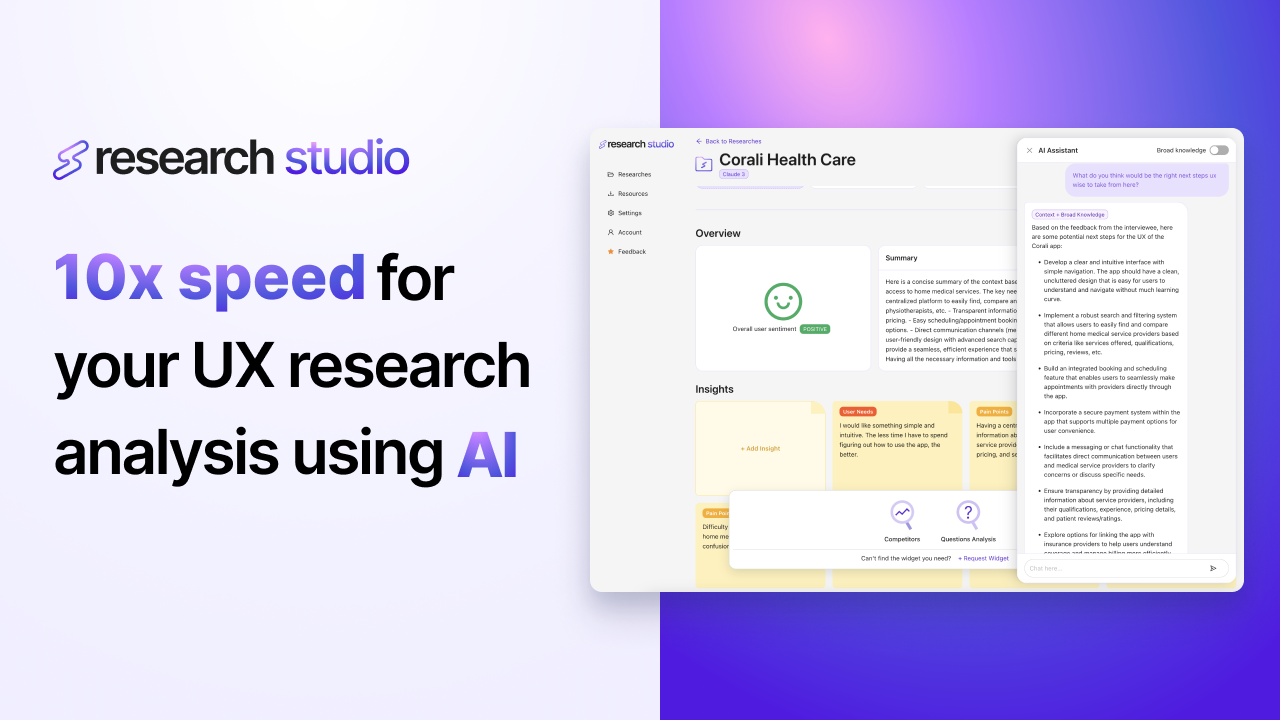 Research Studio screenshot