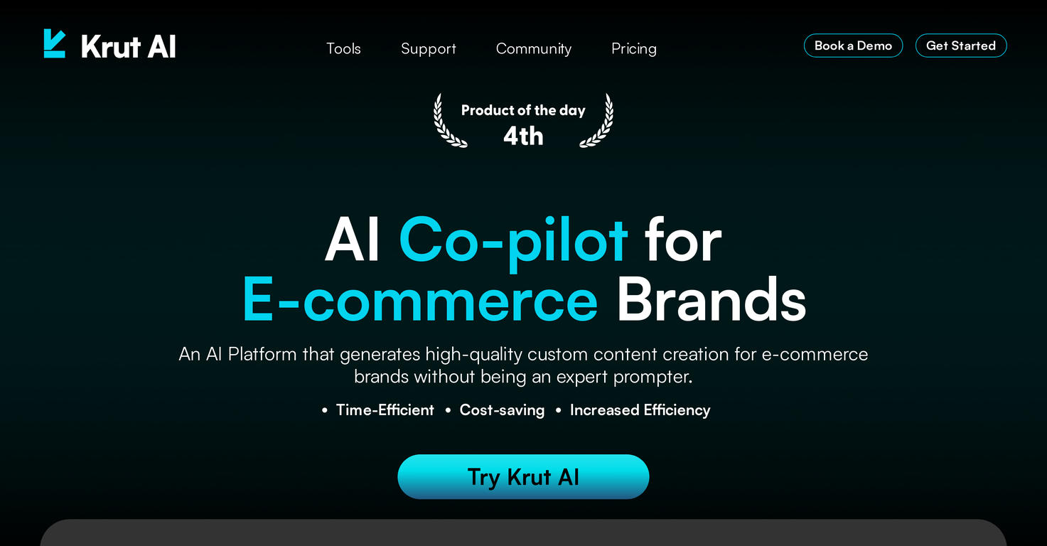 Krut AI screenshot