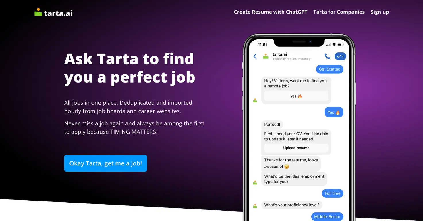 Tarta screenshot