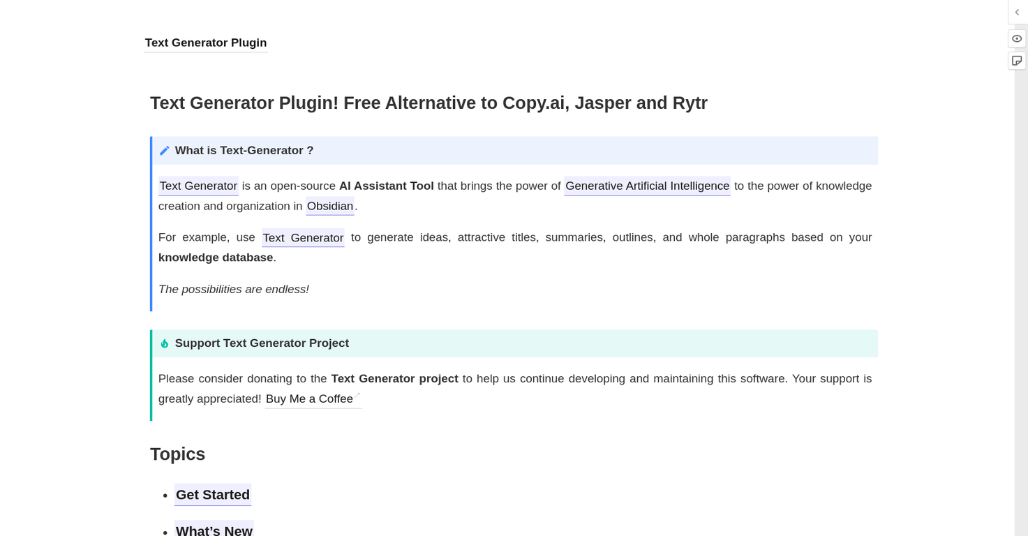 Text-Gen screenshot