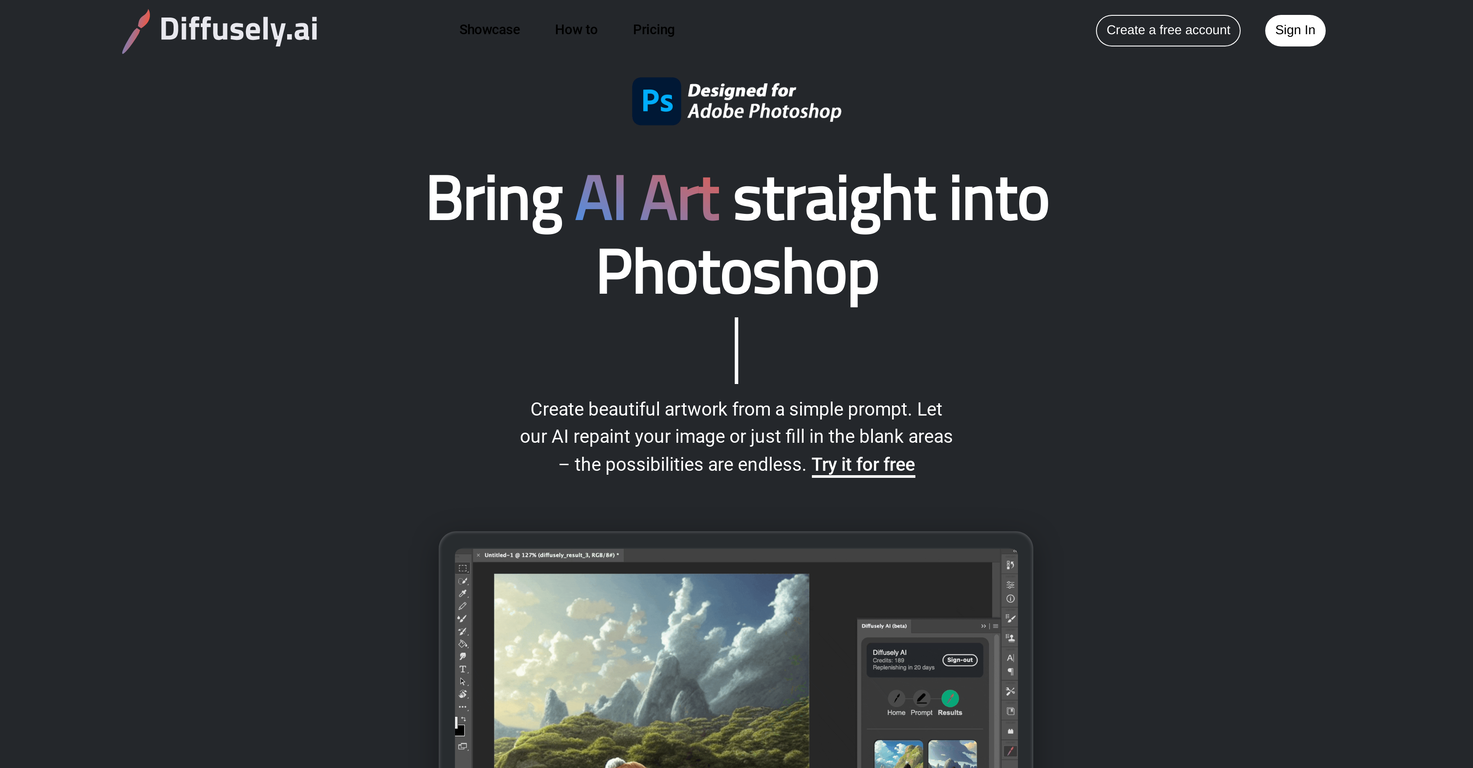 Diffusely screenshot