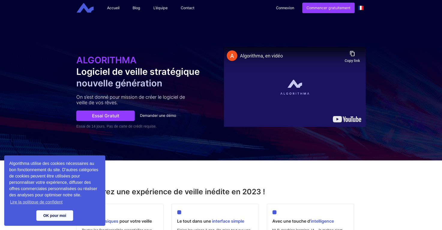 Algorithma screenshot