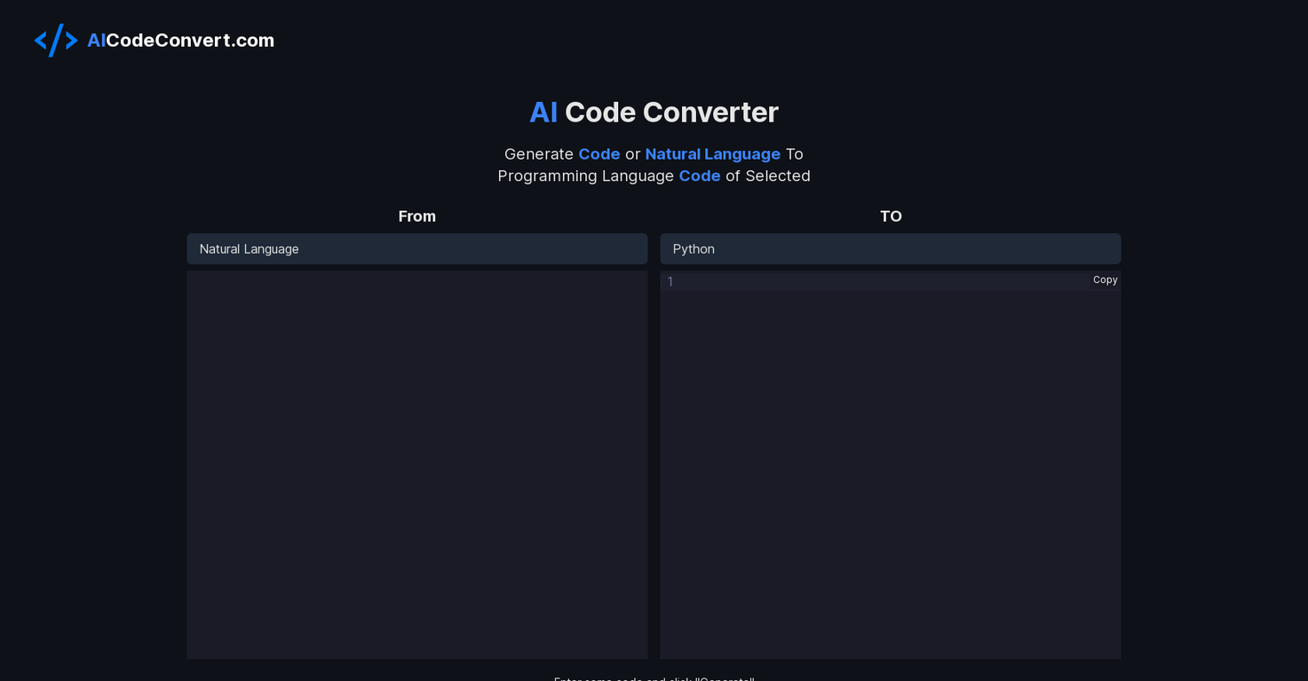 AICodeConvert screenshot