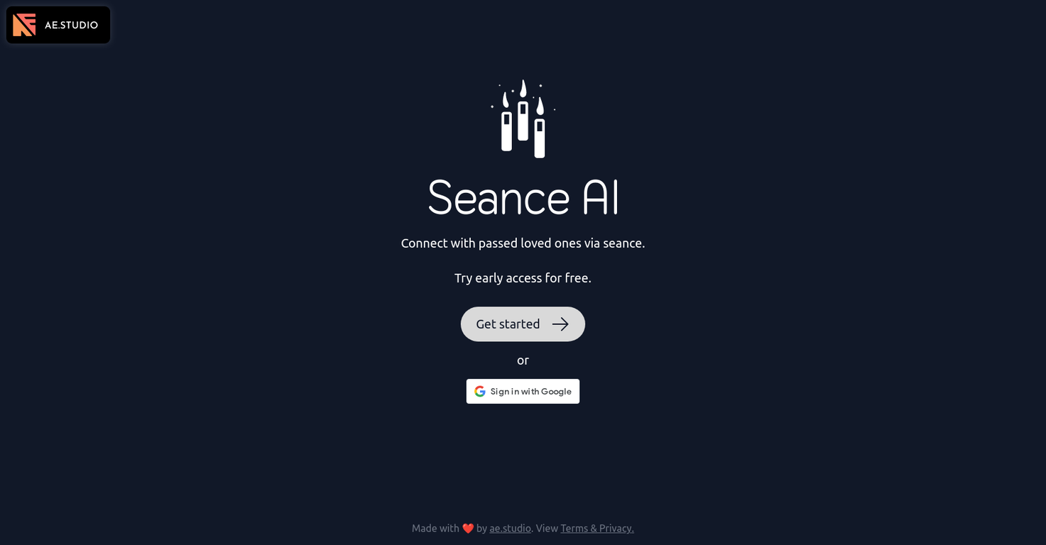 Seanceai screenshot