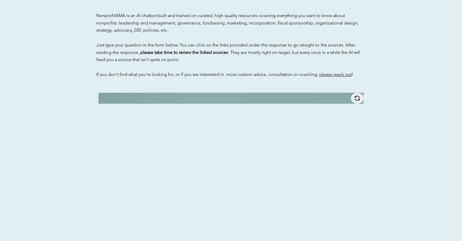NonprofitAMA screenshot
