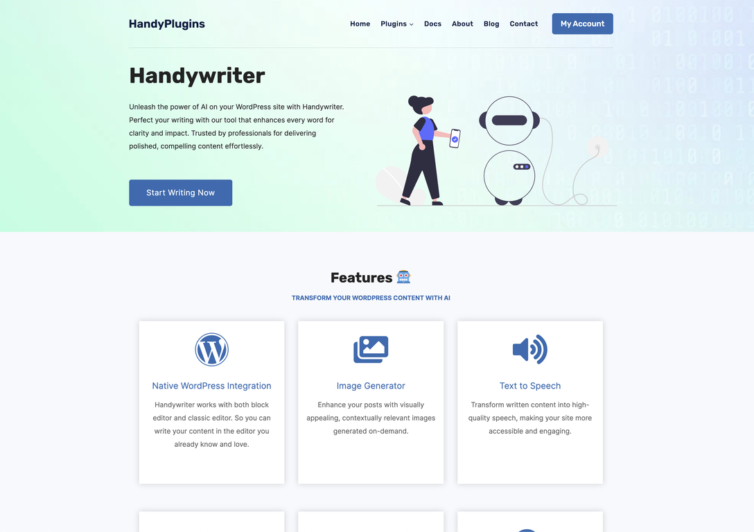 Handywriter screenshot