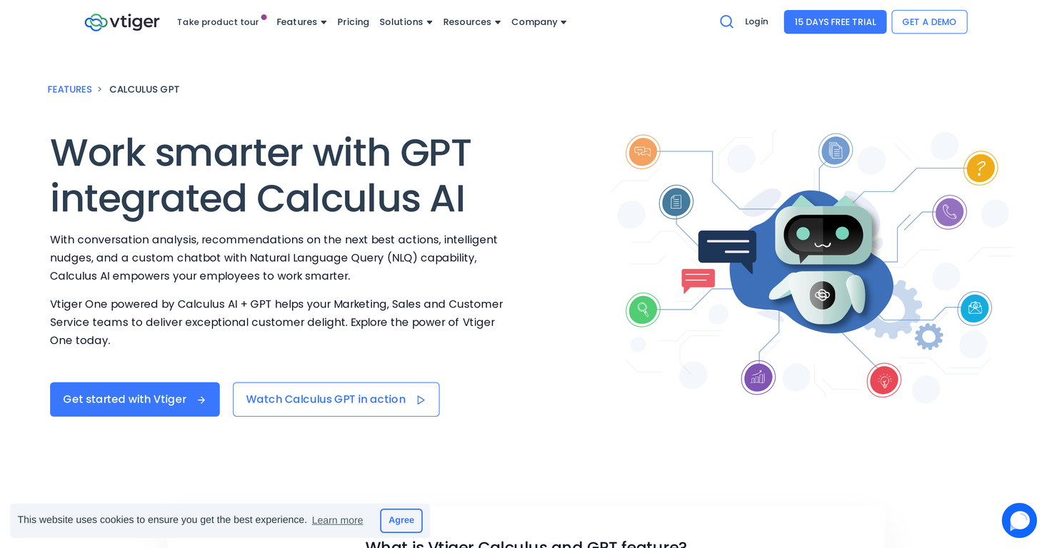 Vtiger Calculus GPT screenshot