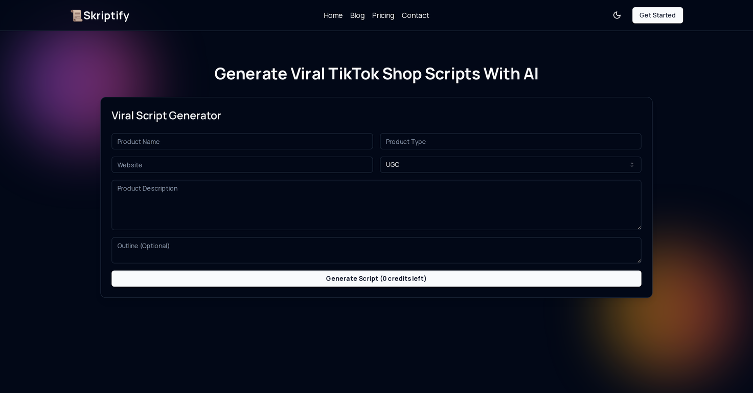 Skriptify screenshot