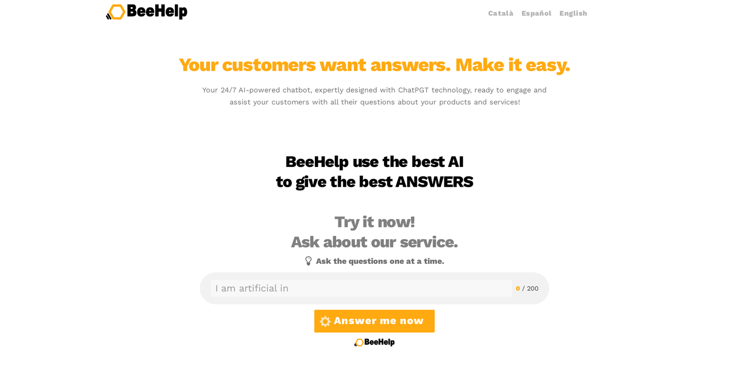 BeeHelp Assistant screenshot