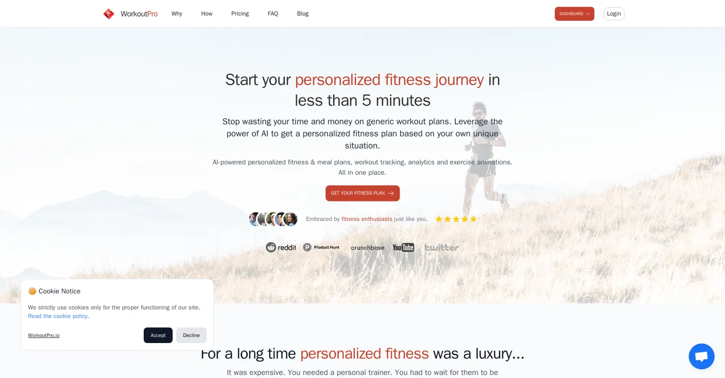 WorkoutPro.io screenshot
