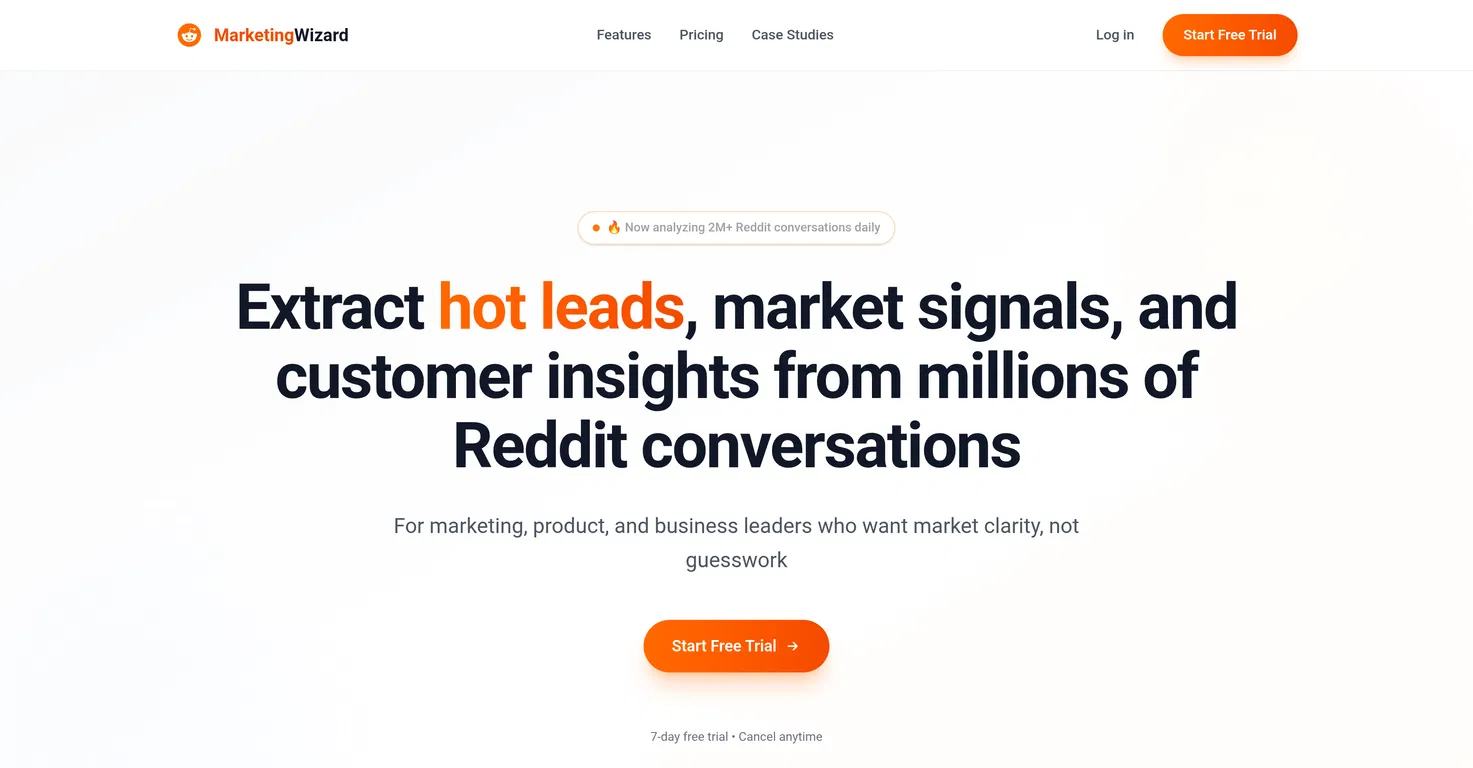 Marketing Wizard screenshot