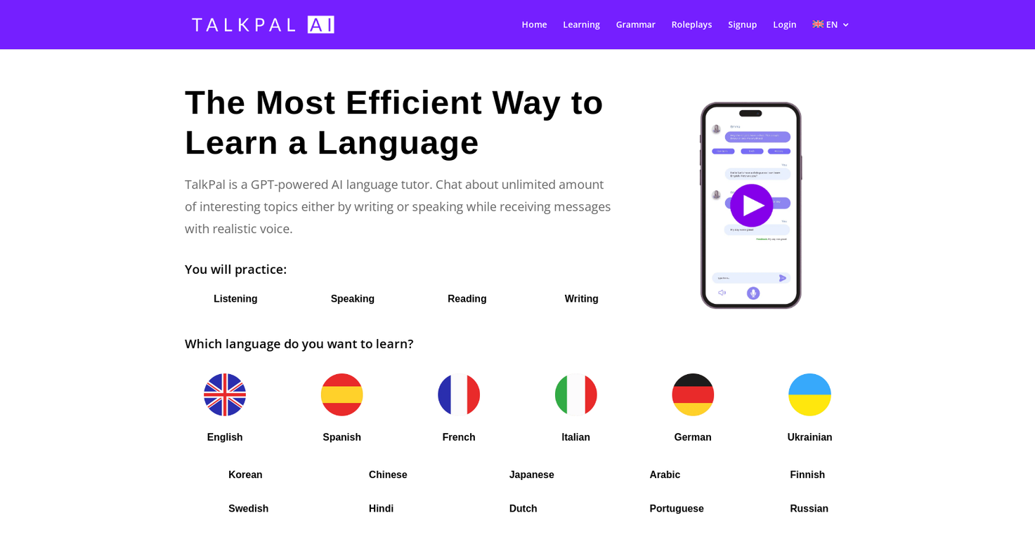 TalkPal screenshot
