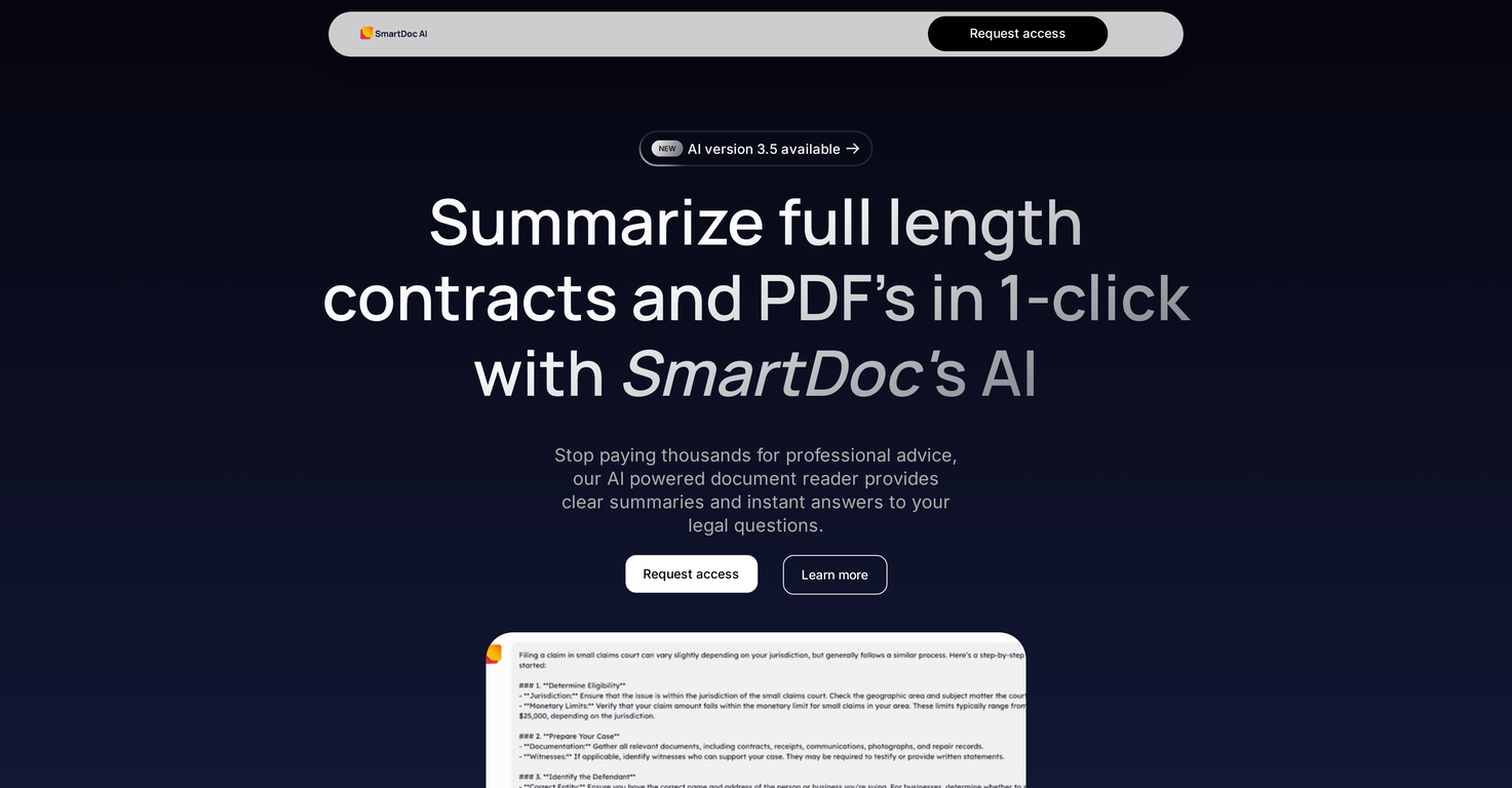 SmartDoc AI screenshot