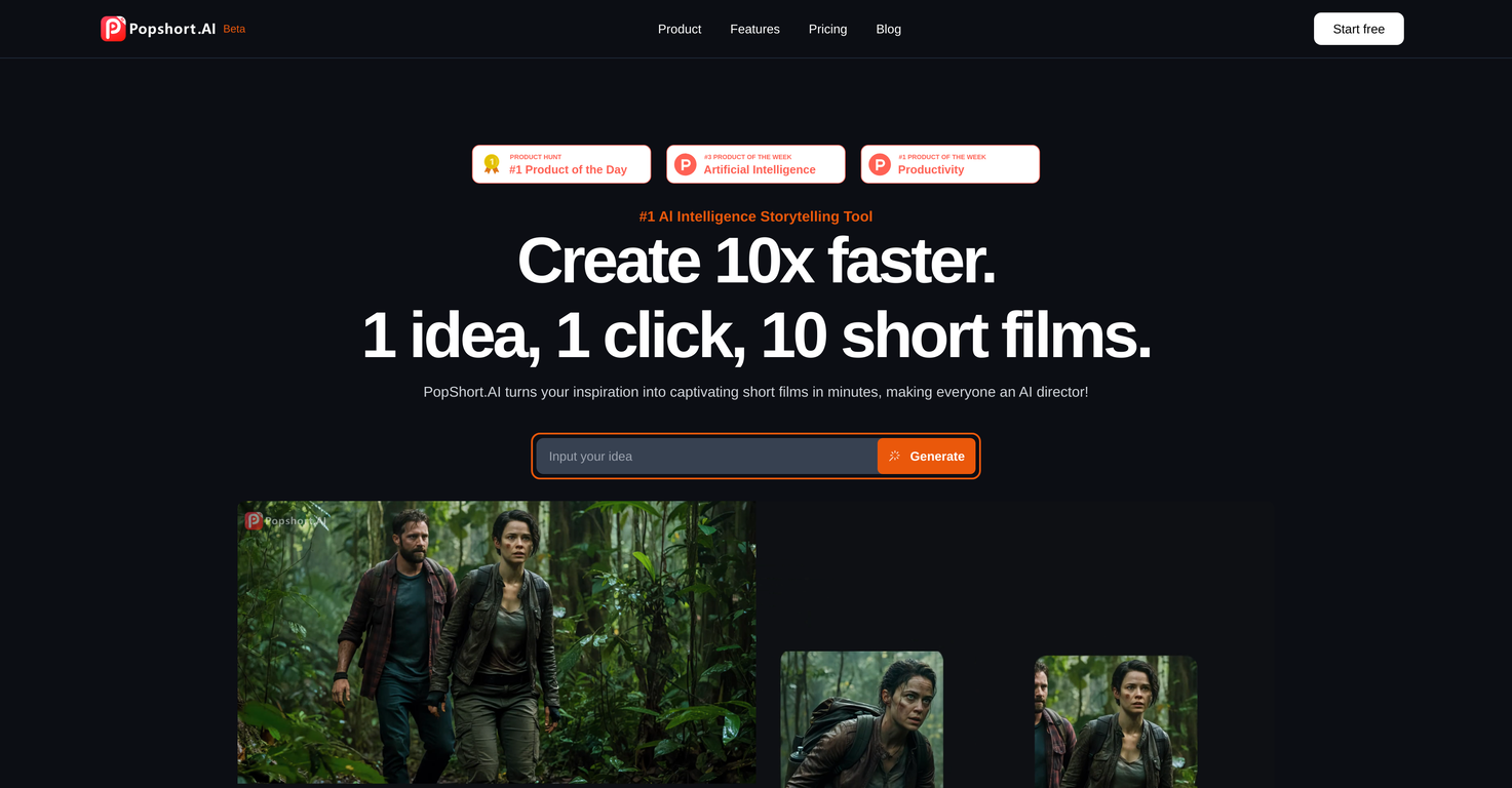 PopShort.AI screenshot