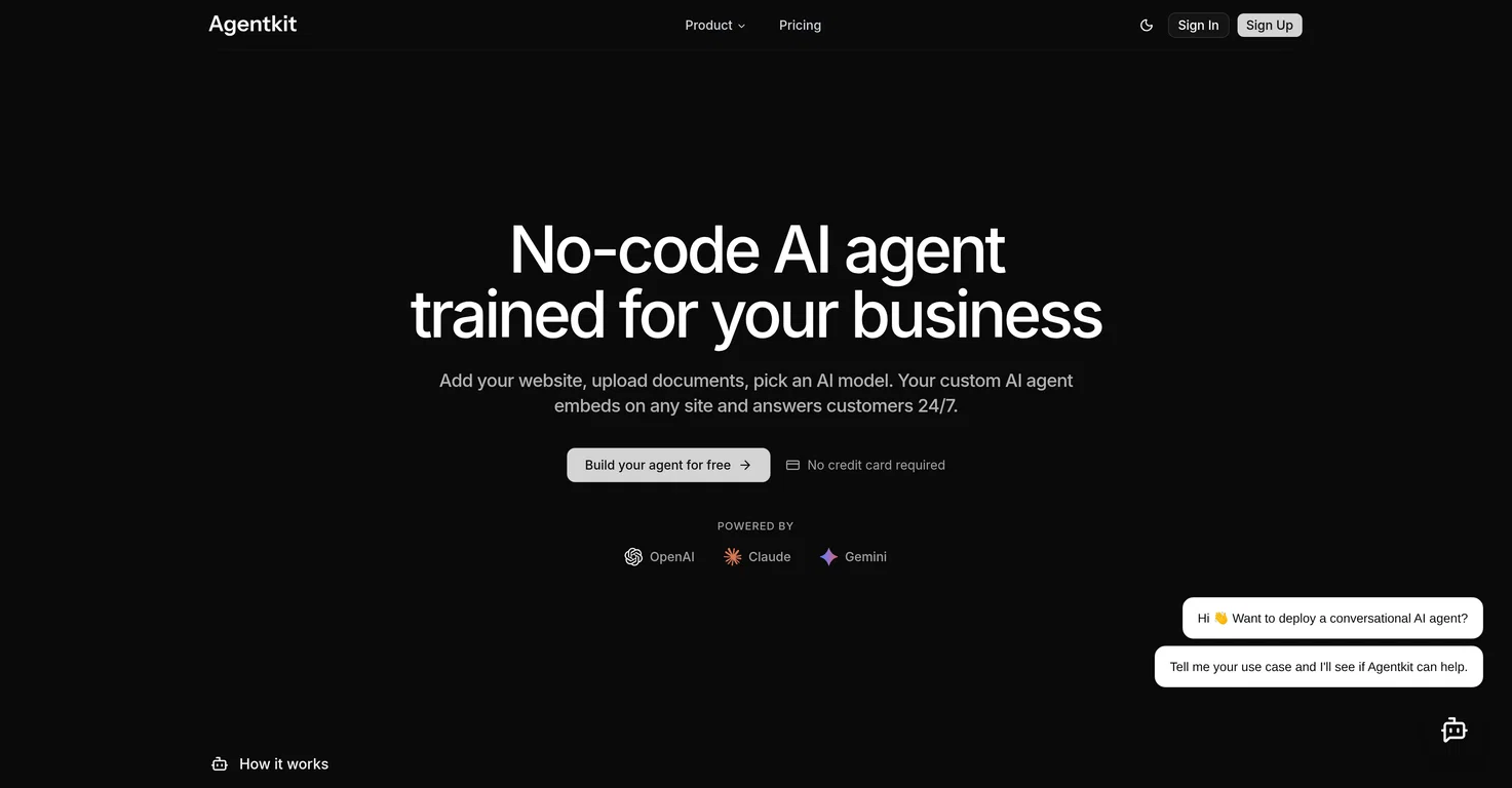 Agentkit AI screenshot