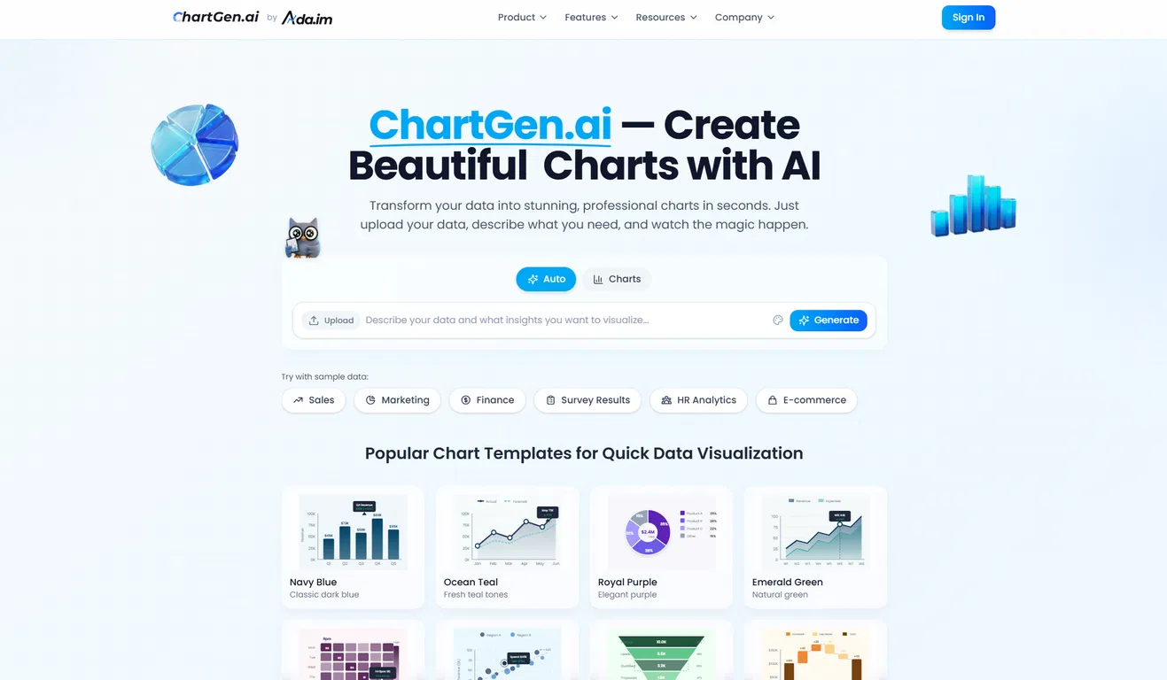 ChartGen.ai screenshot