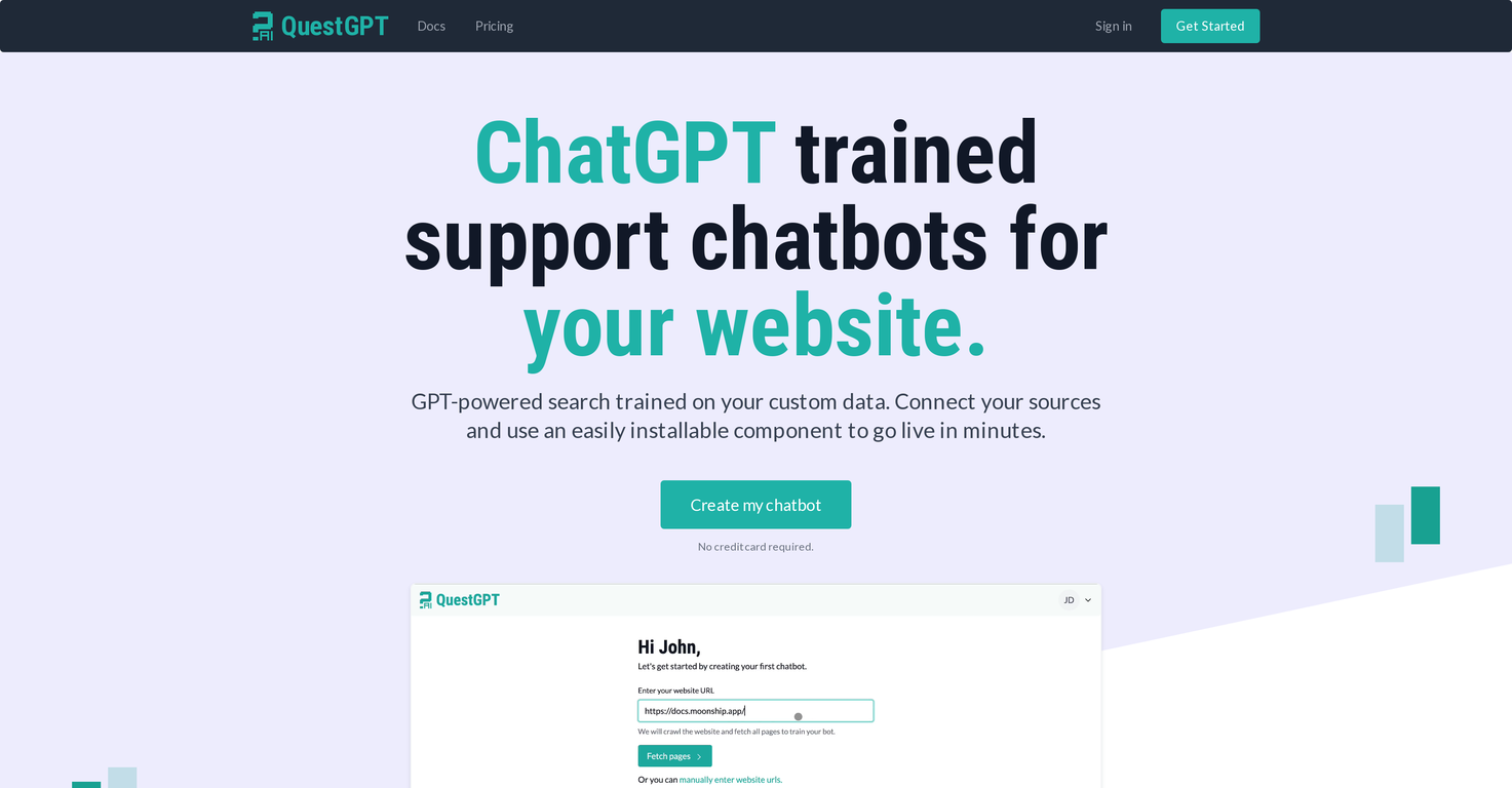 QuestGPT screenshot