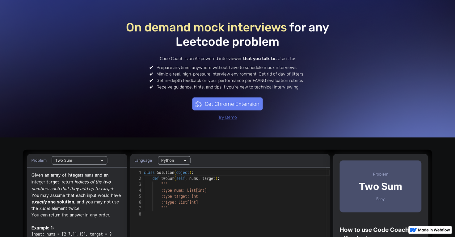 Code Coach screenshot