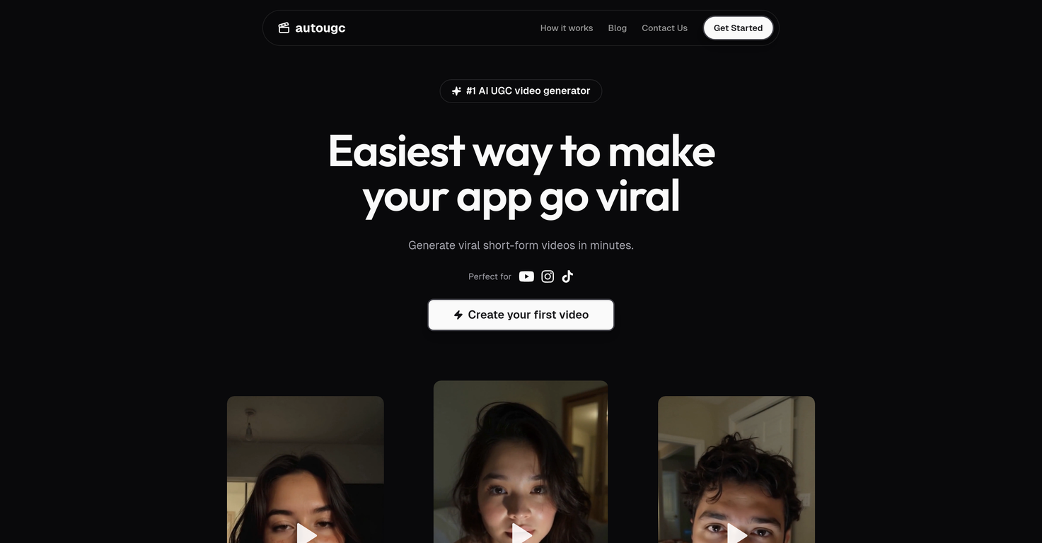 AutoUGC screenshot